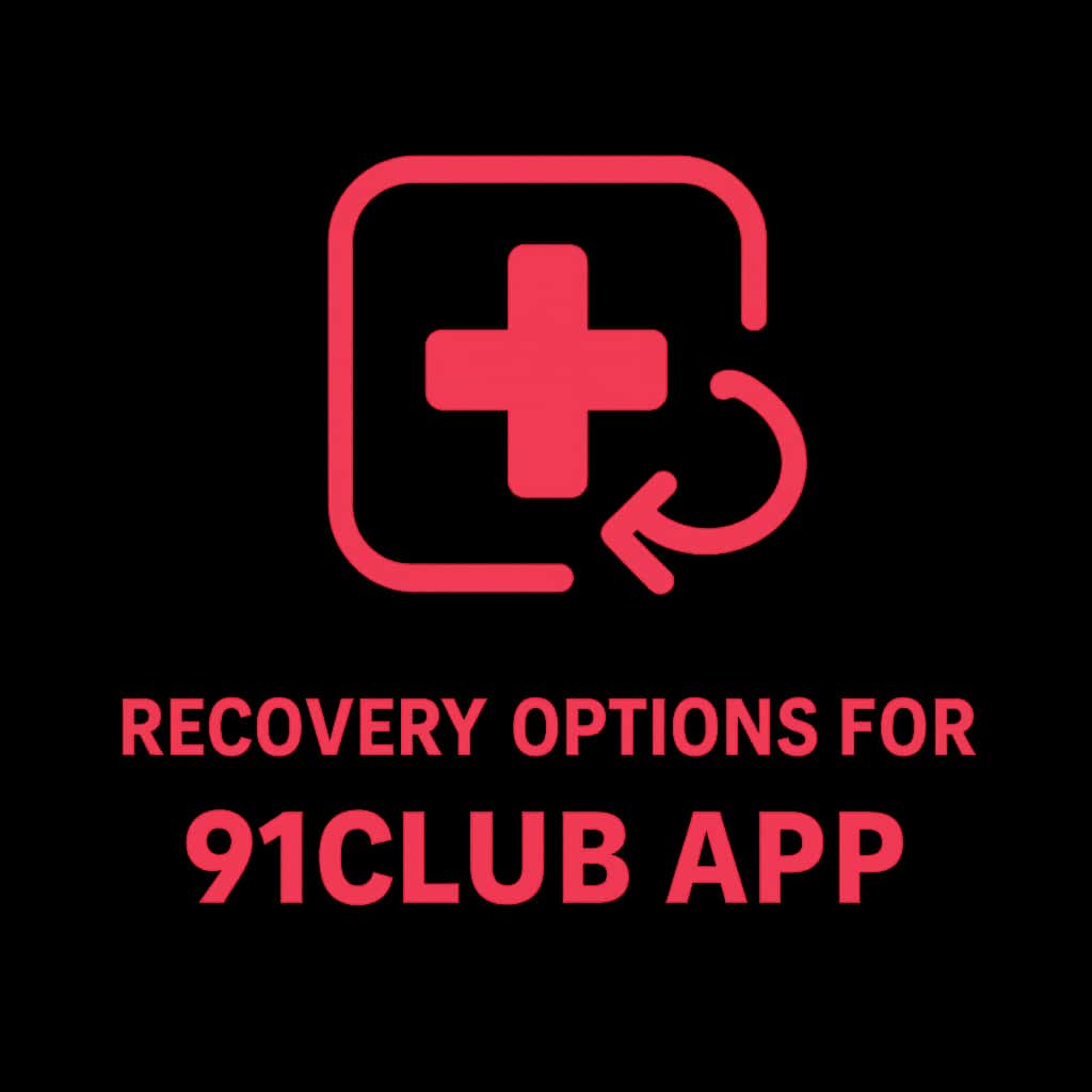 Icon representing recovery options for 91Club App.