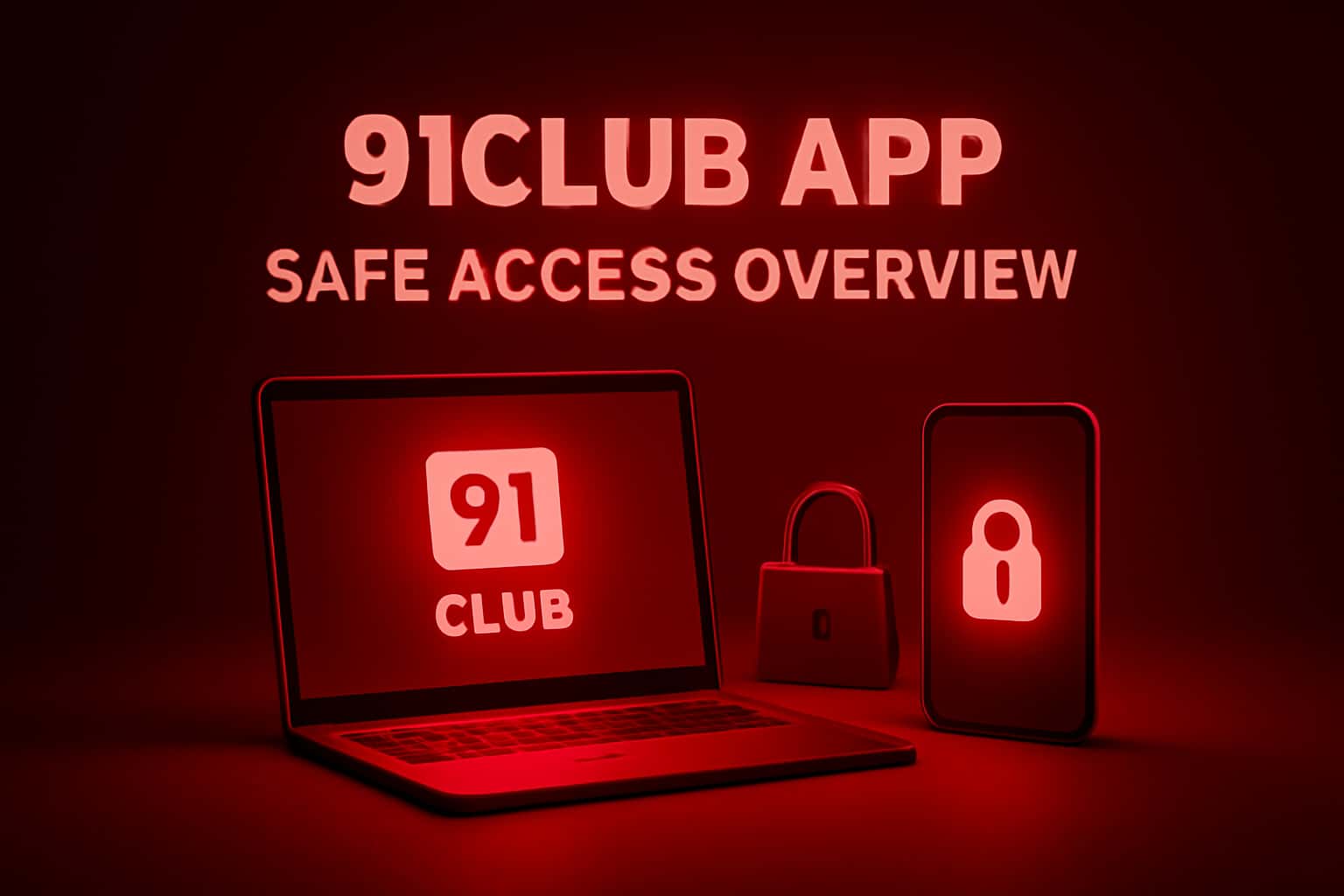 Visual representation of secure access overview for 91Club App
