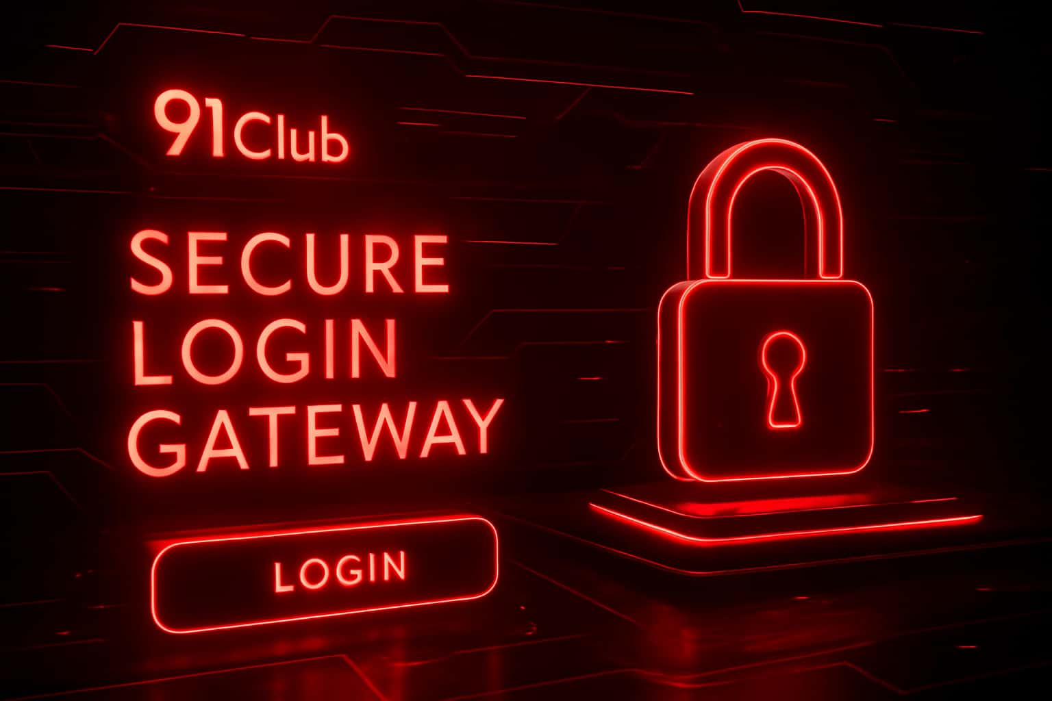 Futuristic login gateway background