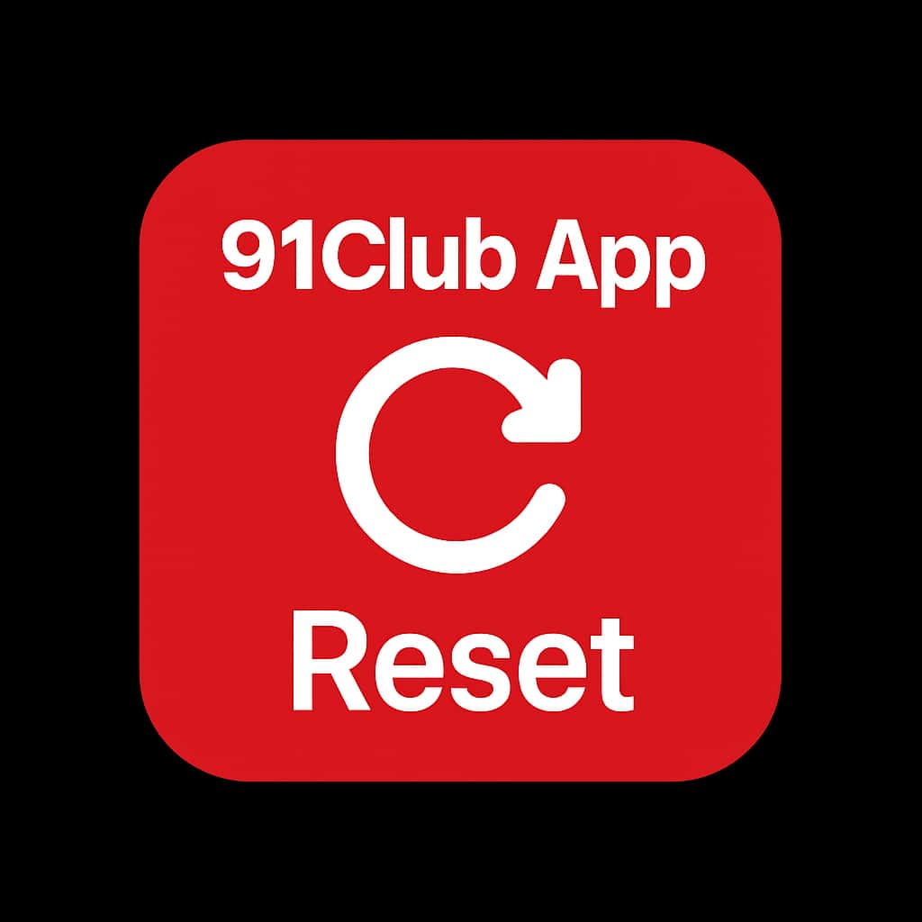 Icon representing 91Club App Reset.