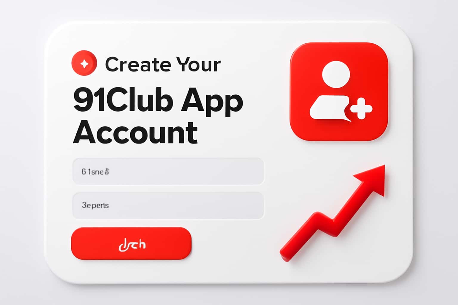 Create Your 91Club App Account Interface