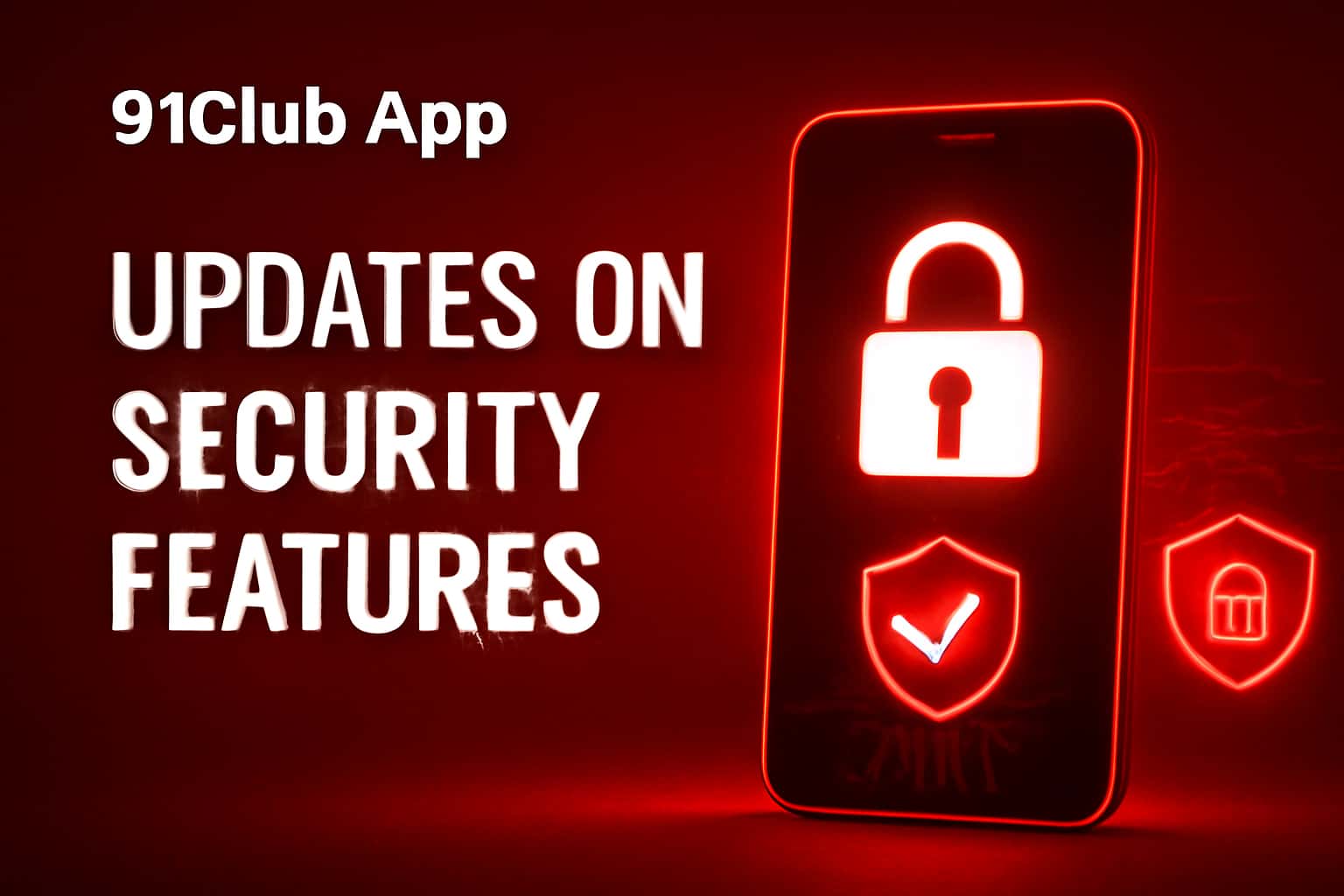 An informative scene showcasing security features of the 91Club App.