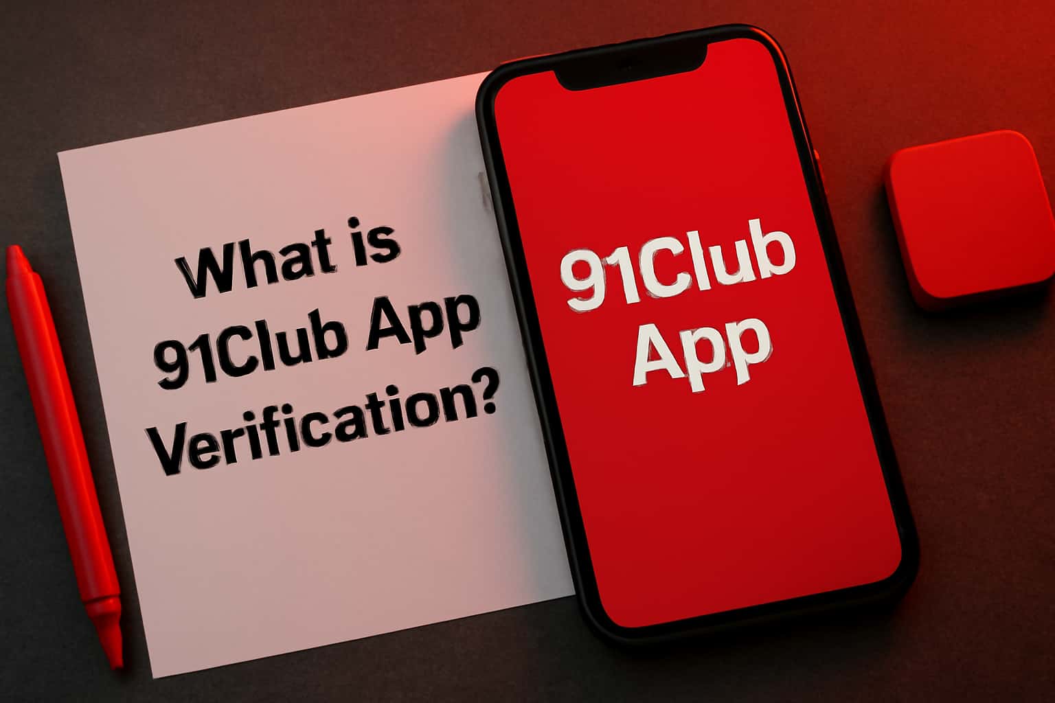 Neutral scene depicting the concept of 91Club App verification.
